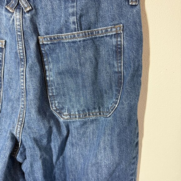 Universal Thread Womens High Rise Wide Leg Jeans 8 Short Medium Wash Pockets - Picture 9 of 13